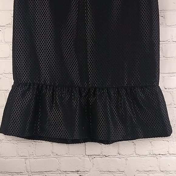 Ann Taylor Black Polka Dot Skirt Ruffle 2 - Picture 5 of 8